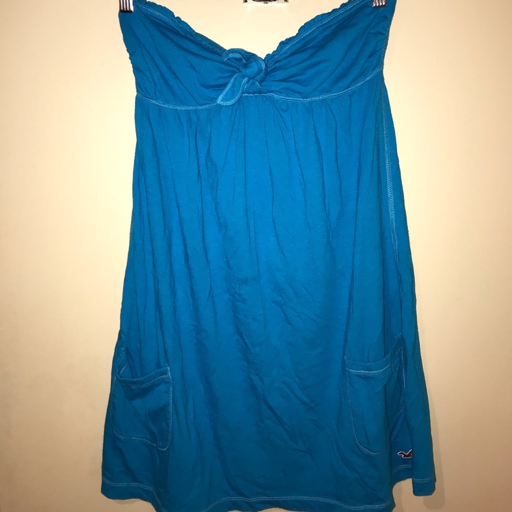 Blue dress